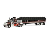 DCP 1/64 Kenworth W900A Aerodyne Sleeper Wilson Roadbrute Flatbed 60-2056