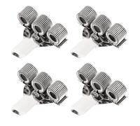 DCQQ 4 Pezzi Portapenne da Tasca Portapenne Clip Tasca Portapenne Triplo Clip Portapenne Regolabile Molla Clip Tasca per Ufficio Mobilia Infermiera Medico Portapenne Adatto Quasi Tutte Le Dimensioni