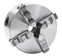 DCRAF Hardware - Mandrino autocentrante per tornio a 4 griffe, 125 mm, in acciaio