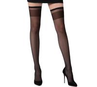 Dcsfadq Calze autoreggenti da donna, classiche sopra il ginocchio, vita quotidiana, eleganti reggicalze in nylon per gonne