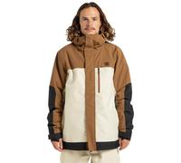 DC Shoes - Giacca da snowboard Uomo - Defiant Jacket Oatmeal per Uomo in Poliestere Riciclato - Taglia L - Marrone