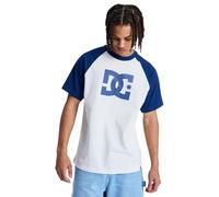 Dcshoes Maglietta a Manica Corta DC Corpo Raglan HSS Bianco