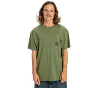 Dcshoes Maglietta a Maniche Corte DC Star Pocket HSS da Uomo, Colore: Verde XS