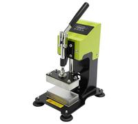 DCSYOG Pressa a caldo, 900 W, pressa a caldo, con display LCD e piastra riscaldante 0-200 ℃, per l'estrazione di pelle PU, granuli di plastica, fiori secchi