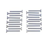 DCT Tee Bolt Set - 20 Pack 2-1/2in T Bolts for Woodworking T Track Bo