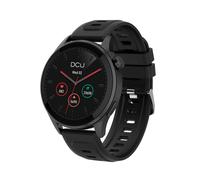 DCU TECNOLOGIC Smartwatch con GPS integrato e chiamate Bluetooth, schermo AMOLED da 1,4 pollici, musica senza telefono, assistente vocale, oltre 130 modalità sportive, compatibile con Android/iOS