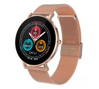 DCU Boulevard Bluetooth 43mm AMOLED Oro Rosa IP68 SpO2 Pulsazioni Monitoraggio Sonno