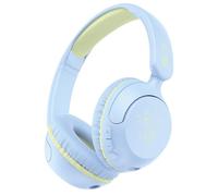 DCU PlaySafe Kids Cuffie per bambini, 3 in 1 Bluetooth e cavo, limite di volume 85 dB, 45 ore di batteria, blu e giallo