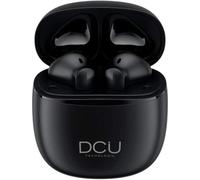 DCU TECNOLOGIC | Auricolari Mini Mate Bluetooth 5.1 | USB tipo C | con Touch Controllo | Microfono incorporato | Chiamate mani libere | A prova di Sudore IPX4 | Compatibile con Android e iOS | Nero
