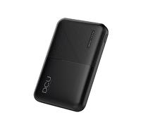 DCU Tecnologic | Batteria esterna con USB tripla porta | USB tipo C | con indicatore LED | Batteria costruita con polimeri di litio | 64 * 16 * 98 mm