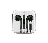 DCU TECNOLOGIC, Cuffie per iPhone/iPad, con microfono e controllo del volume, suono stereo, nero