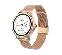 DCU Tecnologic Metal Bluetooth 5.3 40mm LCD Oro Resistenza IP67 SpO2 Cardiofrequenzimetro