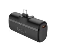 DCU TECNOLOGIC - Mini Power Bank - Batteria esterna - 5000mAh - USB C - Ricarica rapida - Power Delivery 20W - Indicatore LED - Portatile