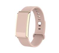 DCU TECNOLOGIC Move FitBand Smart Activity Tracker senza schermo, nero, 120 modalità sportive, monitoraggio 24/7, batteria 30 giorni, IP68 (oro rosa)
