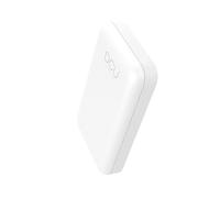 DCU TECNOLOGIC - Power Bank - Ricarica wireless magnetica compatibile con Magsafe - 2 uscite USB - Compatibile con iPhone 12,13,14,15 - Colore: Bianco
