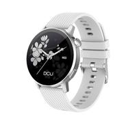 DCU TECNOLOGIC Smartwatch da donna con GPS integrato e chiamate Bluetooth, display AMOLED da 1,34 pollici, assistente vocale, oltre 130 modalità sportive, altimetro, barometro e bussola integrati