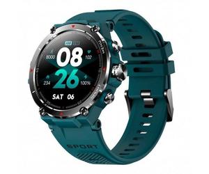 DCU Tecnologic Smartwatch GPS Bluetooth 50mm AMOLED Verde S/M M/L IP68 SpO2 Cardio Sonno