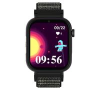 DCU Tecnologic Smartwatch KIDS PRO GPS e videochiamata cinturino in tessuto nero/nero - Nouvo