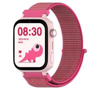 DCU Tecnologic Smartwatch KIDS PRO GPS e videochiamata cinturino in tessuto rosa/rosa - Nouvo