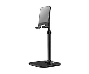 Dcu tecnologic Supporto per cellulare o tablet videochiamate ideale per leggere e guardare film altezza regolabile nero
