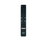 DCU Tecnologic | Telecomando TV, telecomando per televisori T ontiene pulsanti per Netflix, Prime Video, colore nero