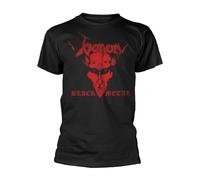 DCVGsdxza Venom Black Metal Red Black T-Shirt Black S