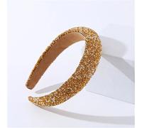 Dcvmvmn Cerchietto largo da donna con cristalli per ragazze fasce elastiche per capelli per lavare i capelli del viso accessori