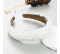 Dcvmvmn Cerchietto largo da donna con cristalli per ragazze fasce elastiche per capelli per lavare i capelli del viso accessori