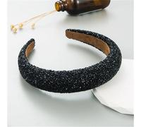 Dcvmvmn Cerchietto largo da donna con cristalli per ragazze fasce elastiche per capelli per lavare i capelli del viso accessori