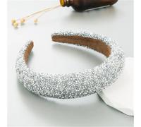 Dcvmvmn Cerchietto largo da donna con cristalli per ragazze fasce elastiche per capelli per lavare i capelli del viso accessori