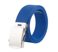 Dcvmvmn Cinture di tela casual unisex cintura da allenamento all'aperto cintura da uomo e donna in tela cintura, Blu, 105CM