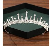 Dcvmvmn Diadema e corona per le donne da sposa con strass di cristallo accessori per capelli Miss Universo Tiaras corone