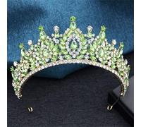 Dcvmvmn Diademi di cristallo da sposa e corone per la regina sposa copricapo prom corona nuziale accessori gioielli