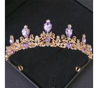 Dcvmvmn Diademi e corone da donna in cristallo con strass e fascia da ballo corona da sposa accessori gioielli