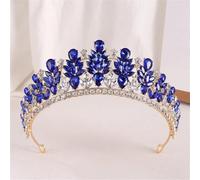 Dcvmvmn Donne Fiori di Cristallo Goccia Dell'acqua Tiara Corone Fasce Festa di Nozze Elegante Pageant Accessori Per Capelli