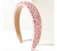 Dcvmvmn Fasce per capelli da donna fatte a mano con paillettes con perline e onde per lavare il viso