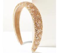 Dcvmvmn Fasce per capelli da donna fatte a mano con paillettes con perline e onde per lavare il viso