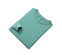 Dcvmvmn Maglione misto cashmere autunno inverno da uomo maglione O-collo pullover sciolto oversize maglia camicia, Luce EN8, 3XL