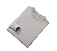 Dcvmvmn Maglione misto cashmere autunno inverno da uomo maglione O-collo pullover sciolto oversize maglia camicia, Khaki9, 3XL