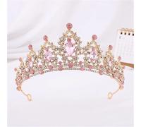Dcvmvmn Miss Universo - Corona da sposa con strass e strass, gioiello per capelli da sposa