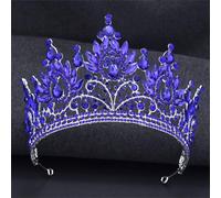 Dcvmvmn Tiara corona per spose di nozze grande copricapo festa nuziale concorso corona gioielli accessori