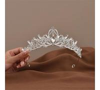 Dcvmvmn Tiare e corone per le donne cristallo sposa strass Prom fascia nuziale gioielli accessori