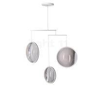DCW Focus Lampadario a corona LED, bianco