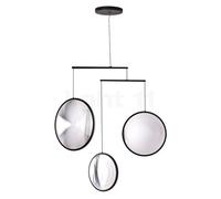 DCW Focus Lampadario a corona LED, nero