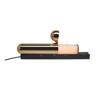 DCW ISP Lampada da tavolo LED, marmo - nero
