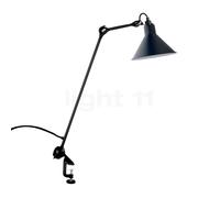 DCW Lampe Gras No 201 Lampada con morsetto a vite conica, nera, blu