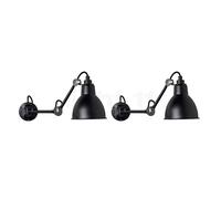 DCW Lampe Gras No 204 set da 2, nero - senza interruttore - 17 cm