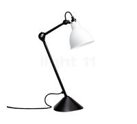 Lampe Gras N205 Lampada Da Tavolo Nero Opaco E Bianco