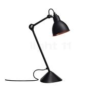 DCW Lampe Gras No 205 Lampada da tavolo nera, nero/rame