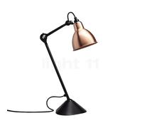 DCW Lampe Gras No 205 Lampada da tavolo nera, rame